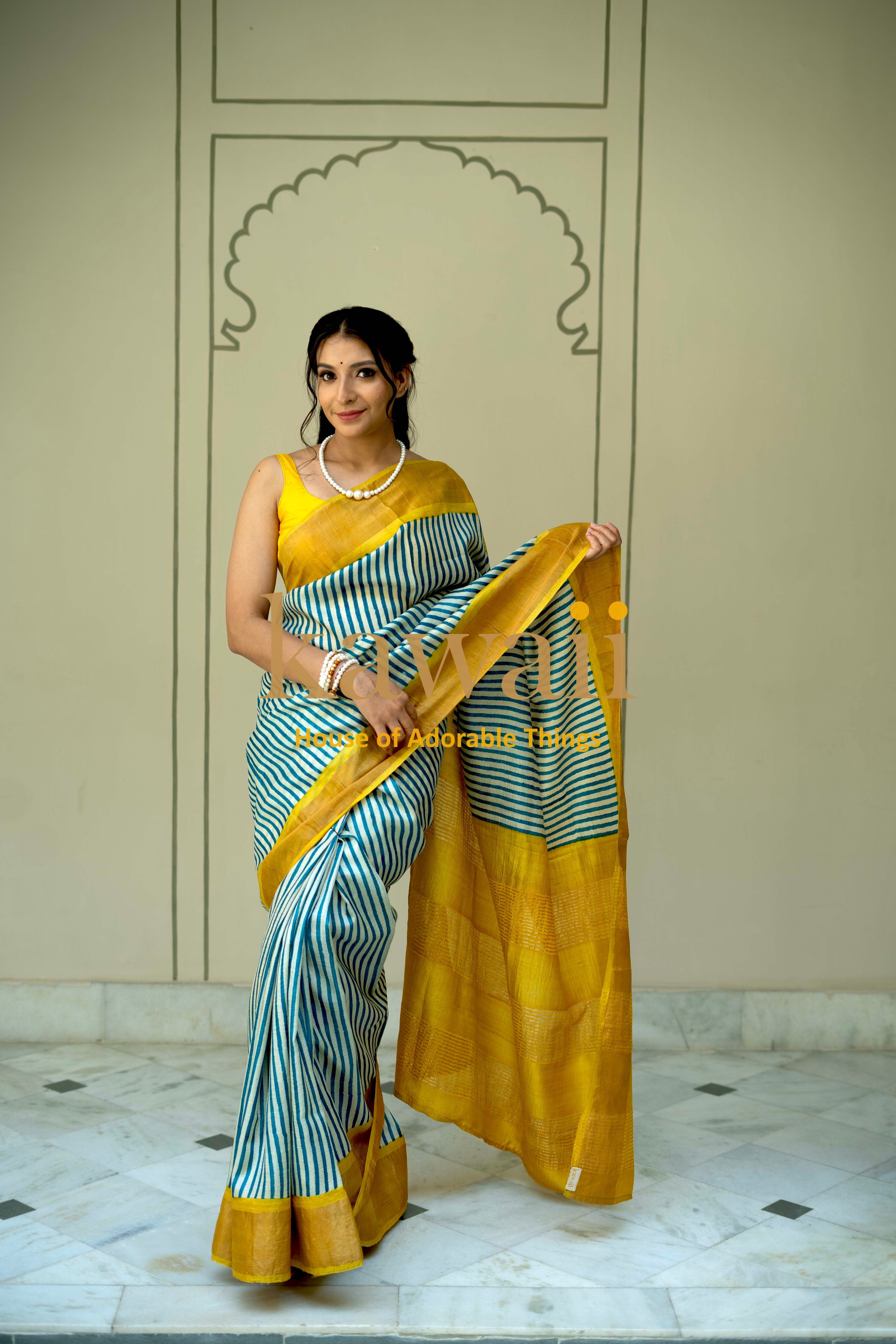 Vasanta Tussar Silk Saree