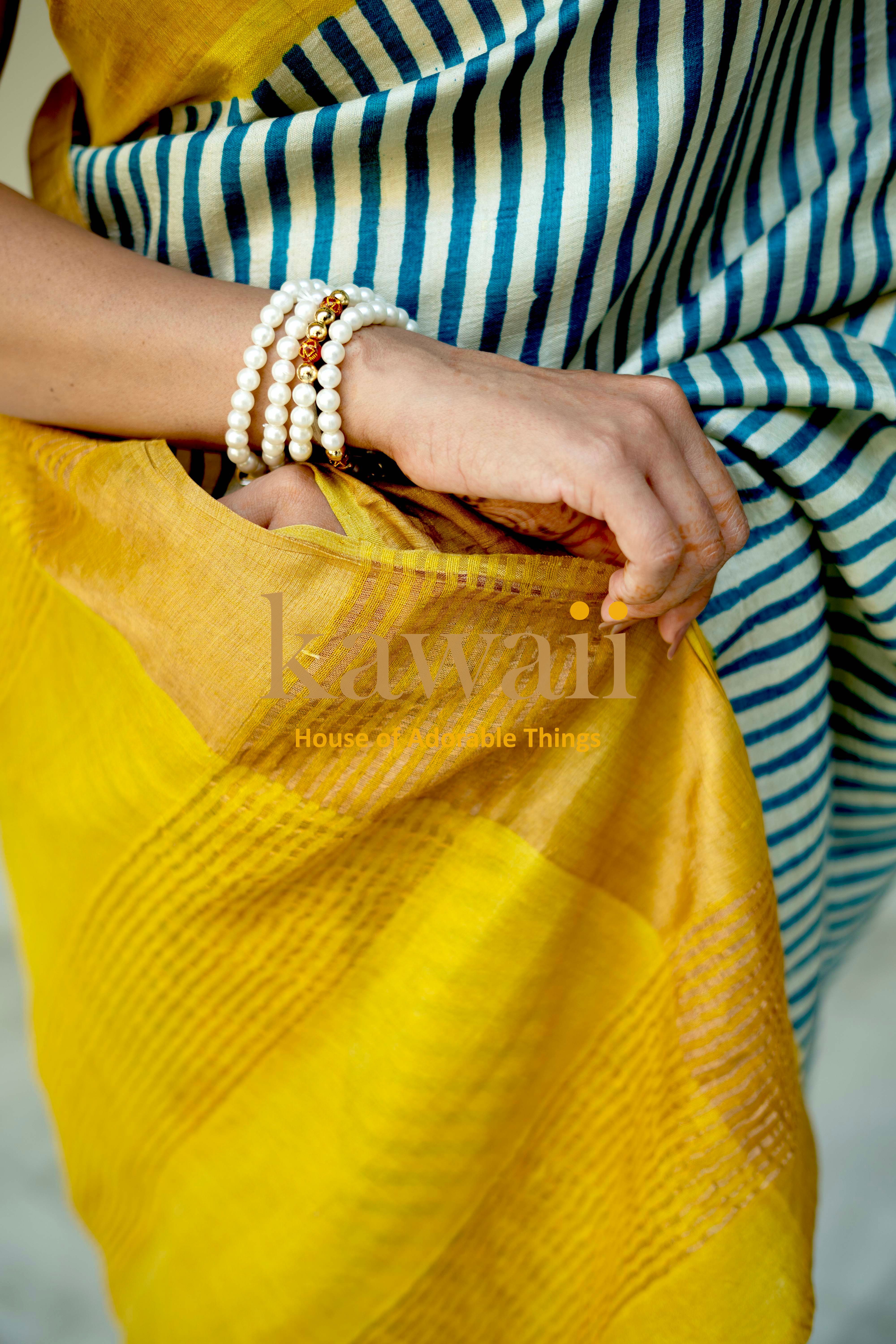 Vasanta Tussar Silk Saree