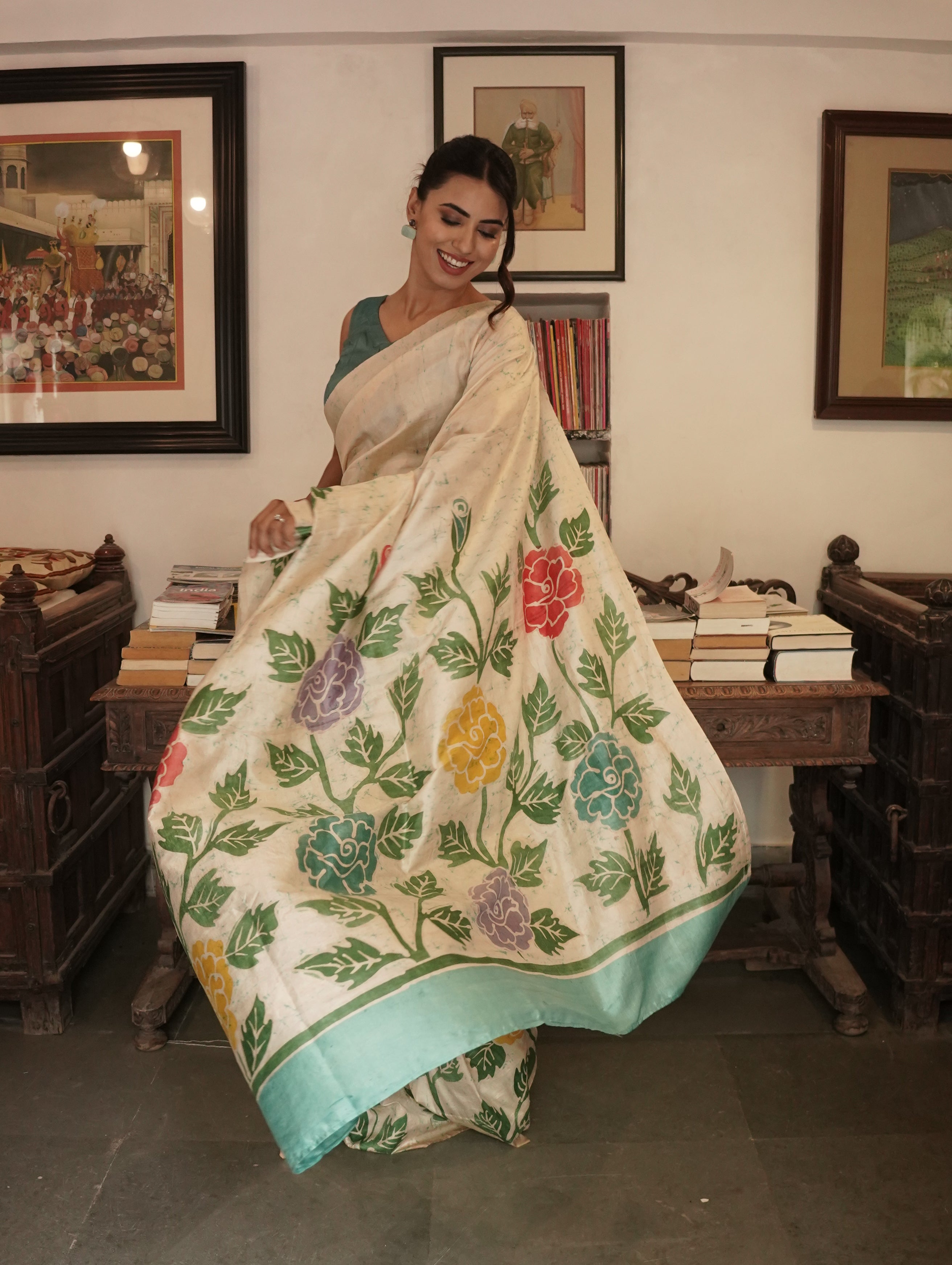Kalayi Batik Saree