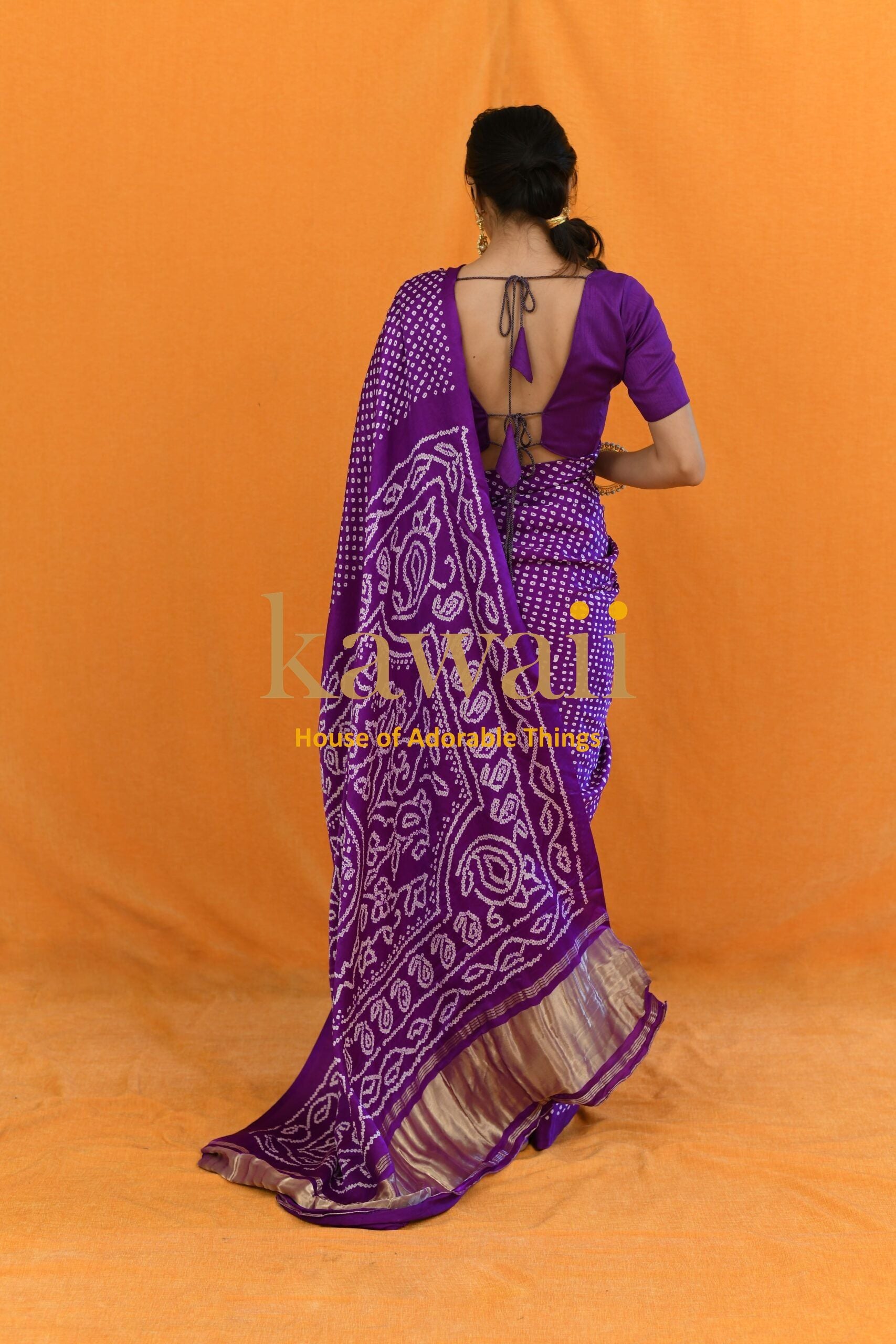Jamini Bandhani Saree