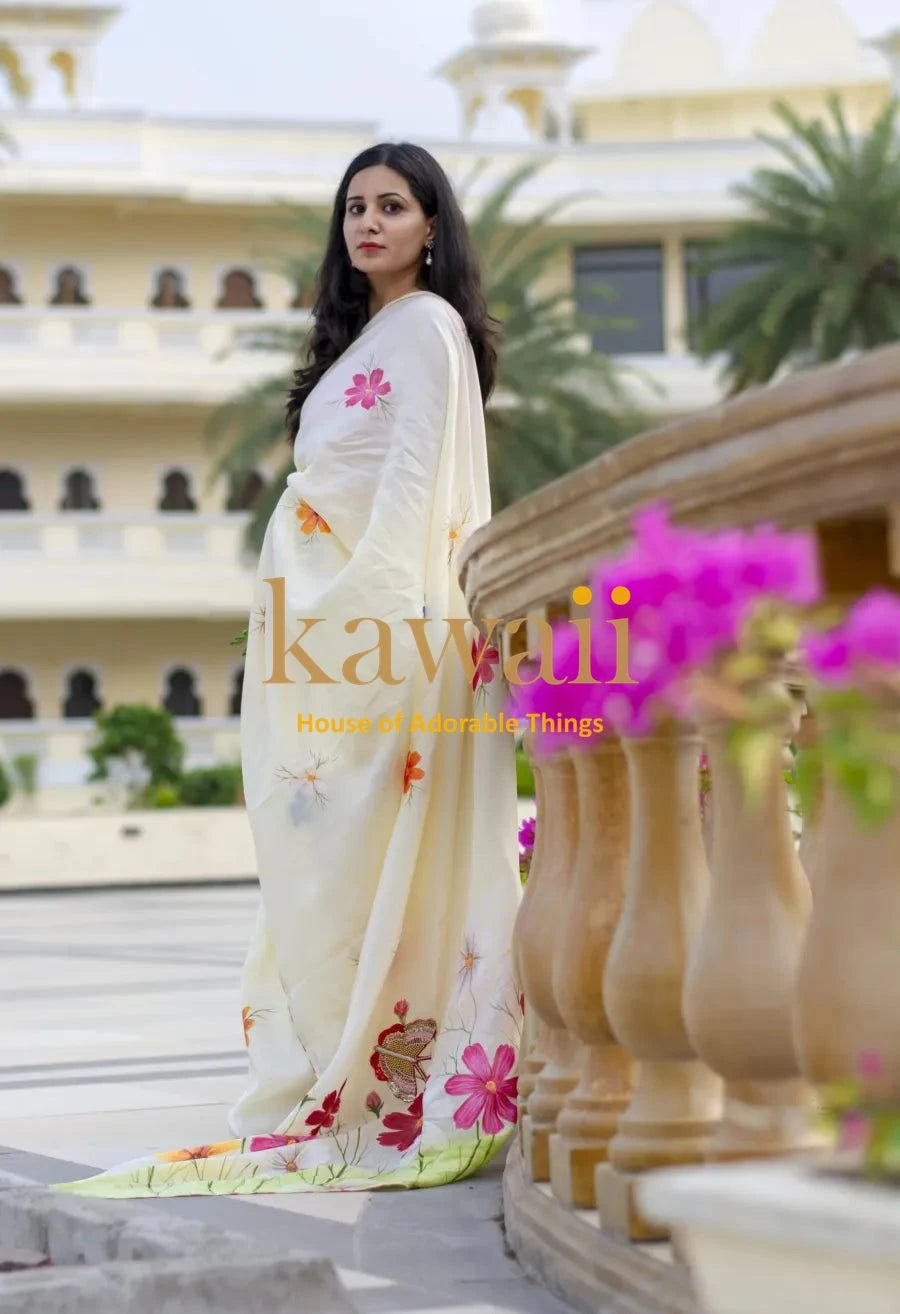 Perennial Handpainted Saree