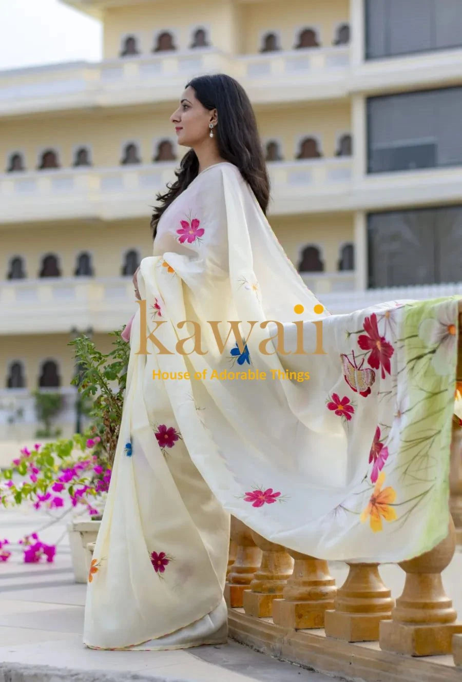 Perennial Handpainted Saree