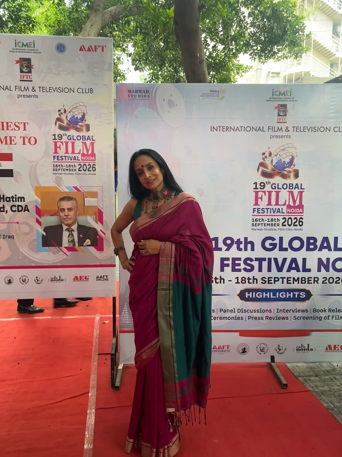 Suchitra Pillai in Malaya Handloom Cotton Saree
