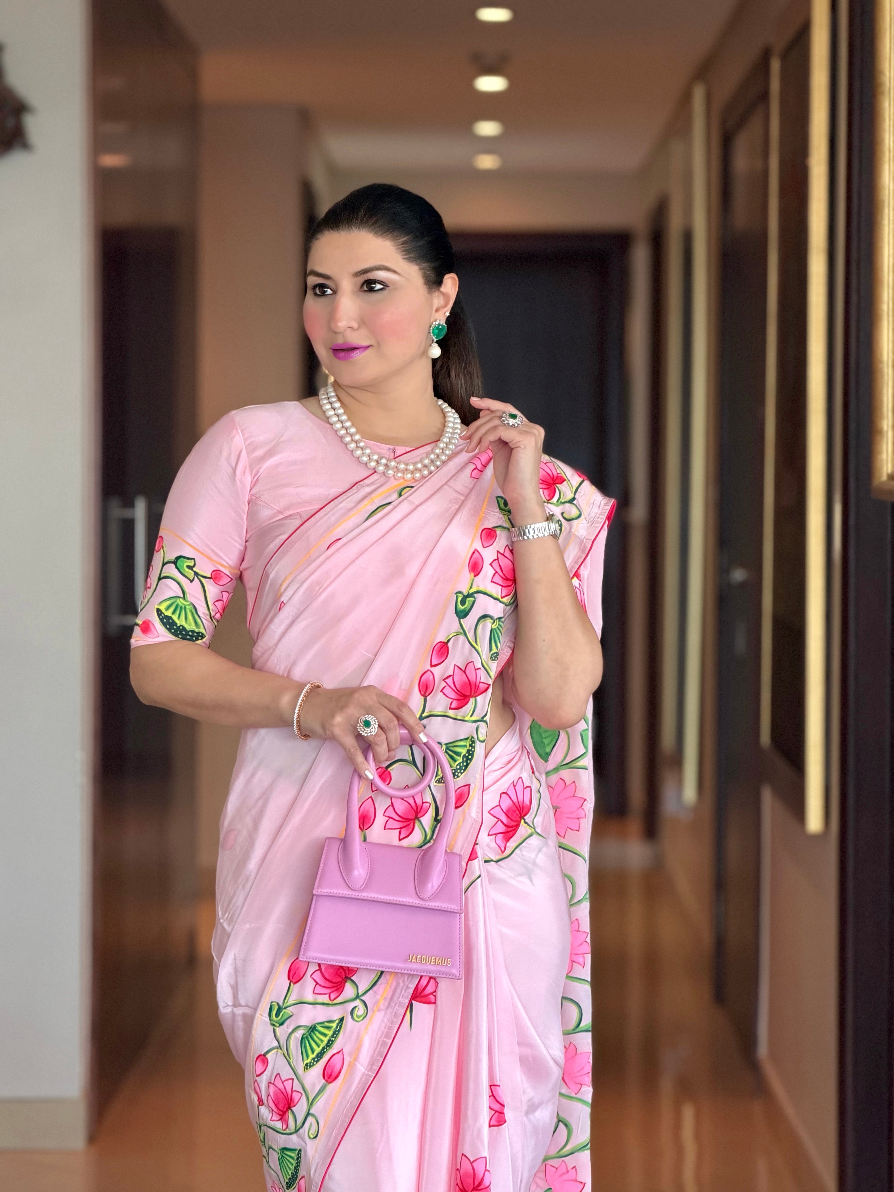 Madhur Handpainted Pichwai Saree