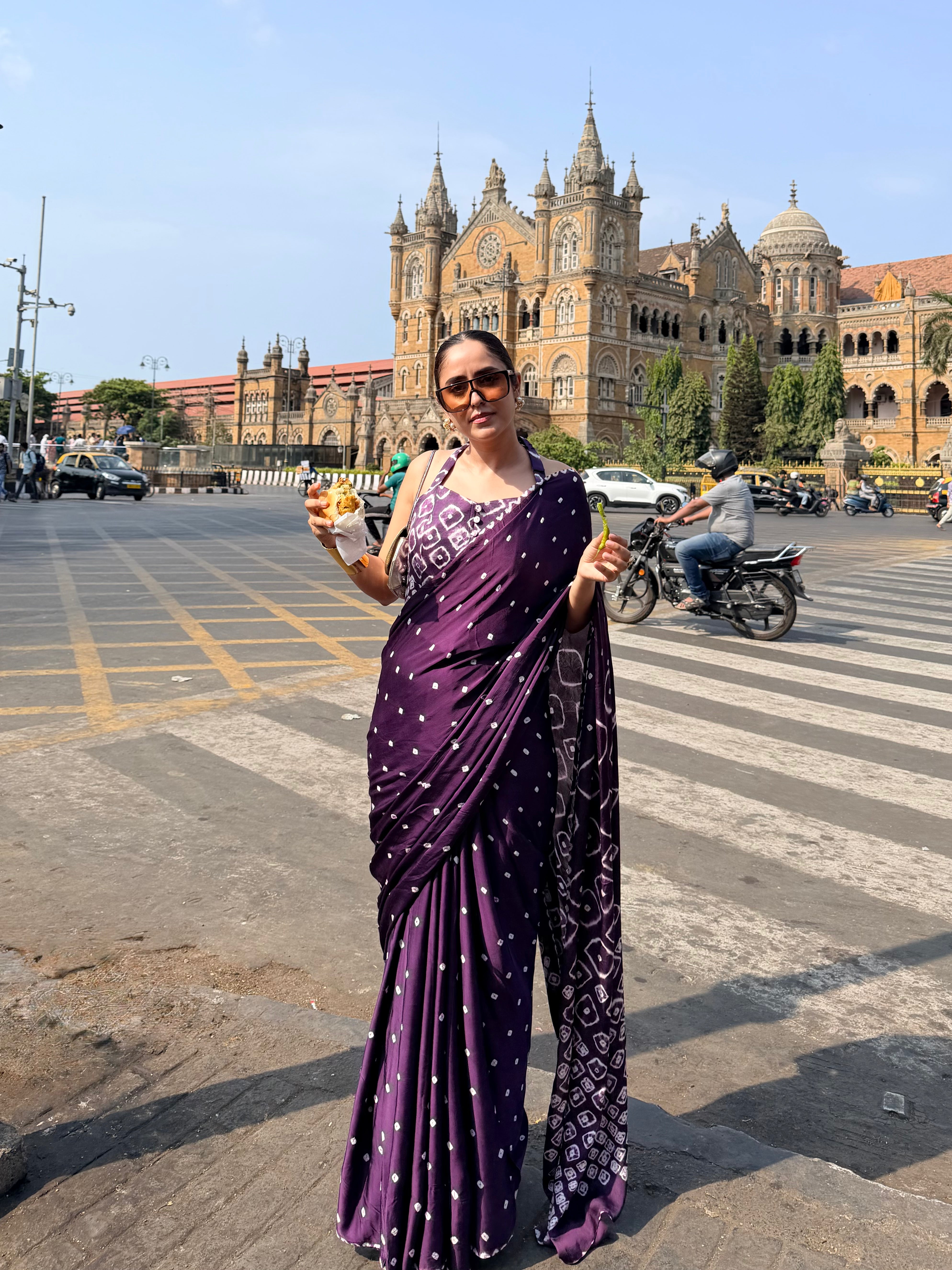 Rogan Bandhani Saree