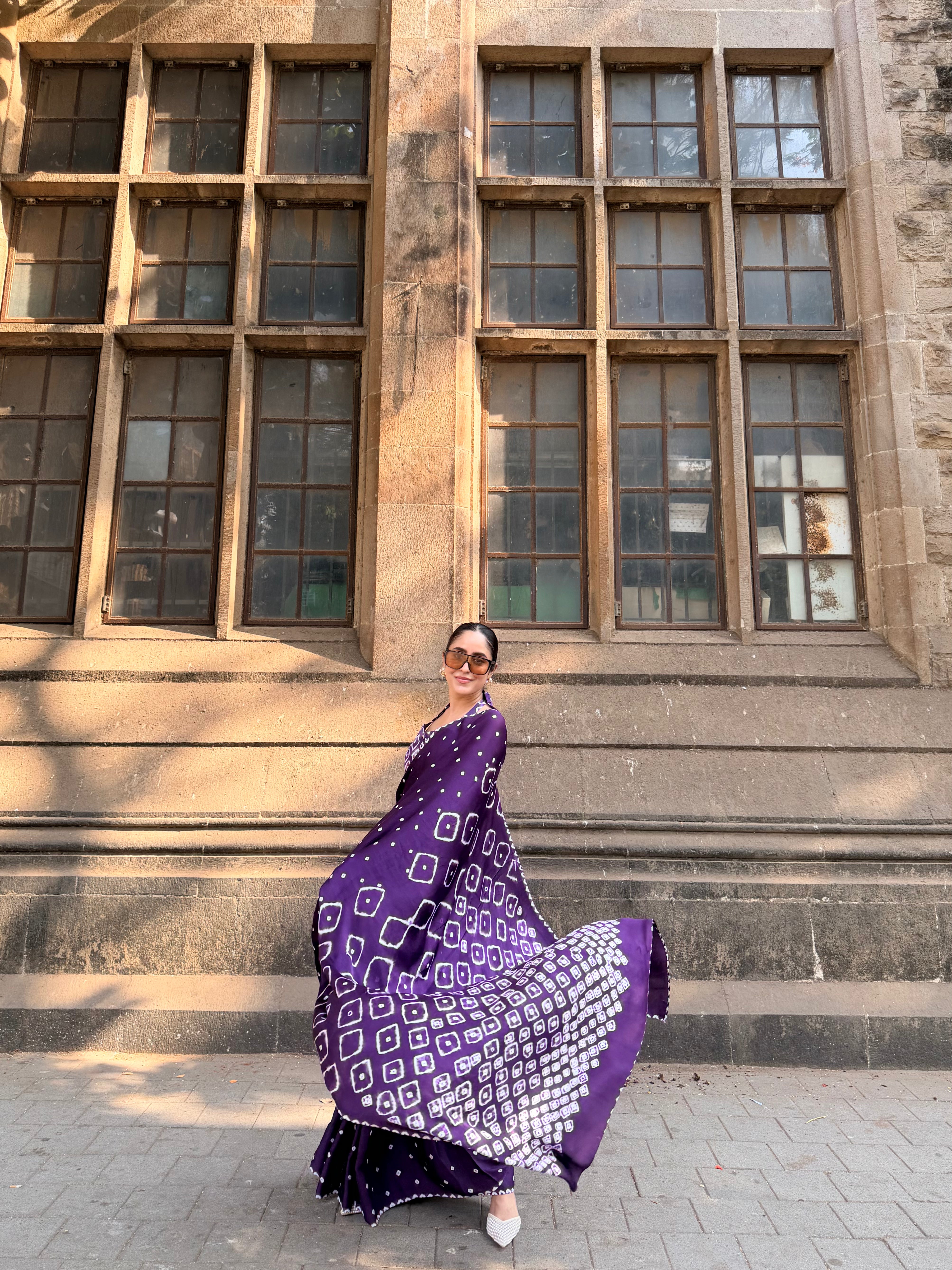 Rogan Bandhani Saree