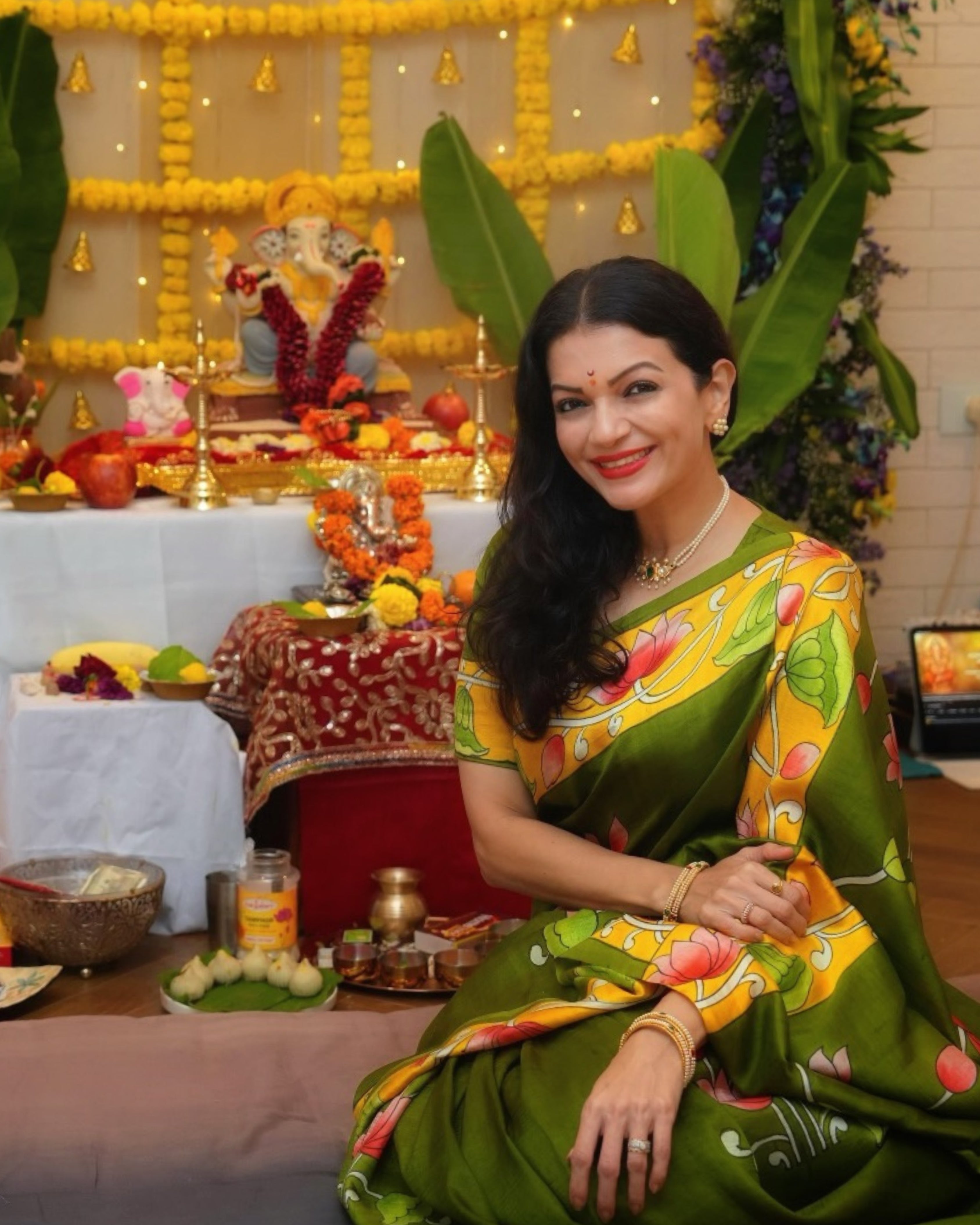 Prachee Shah in Noor Pichwai Saree