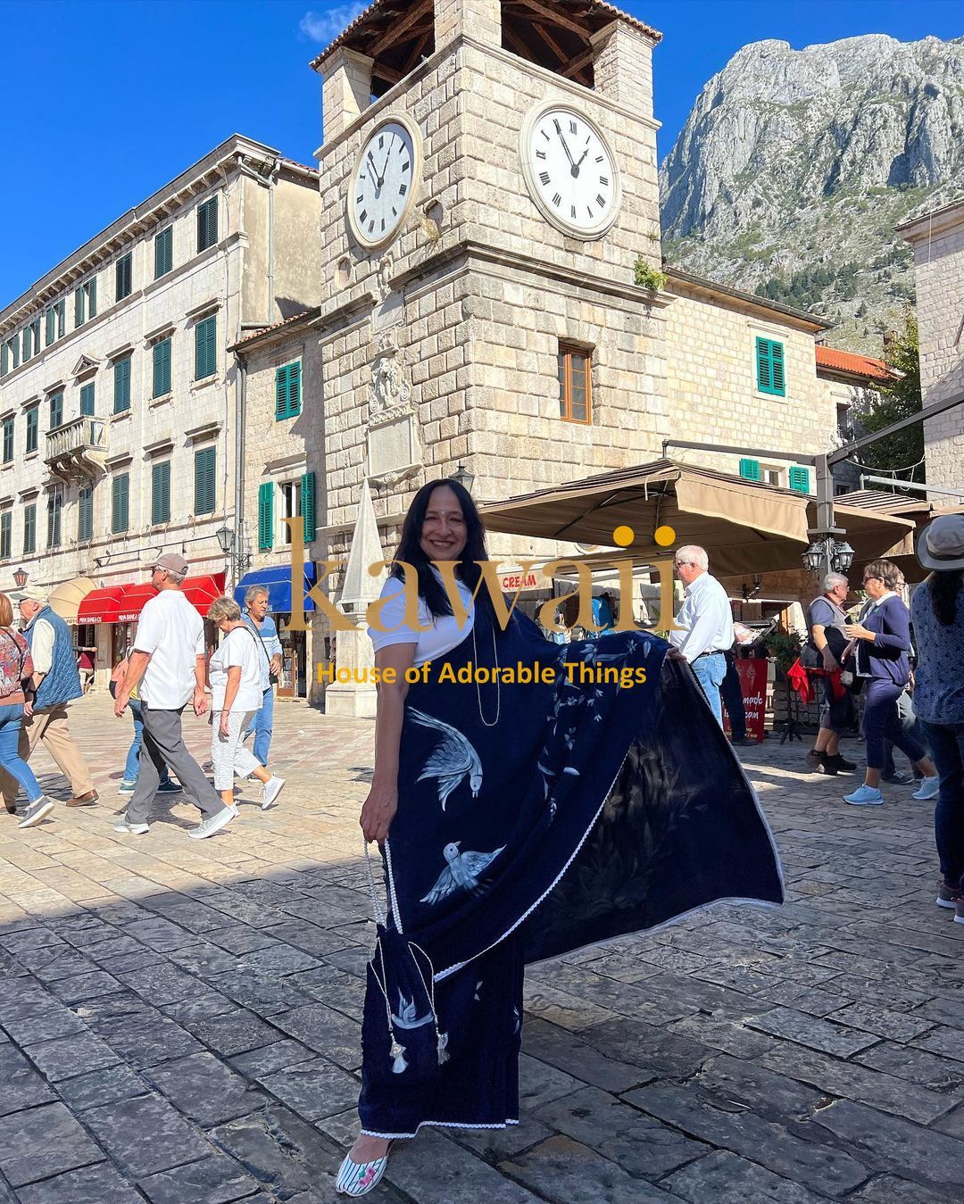 Bird Blue Royal Saree