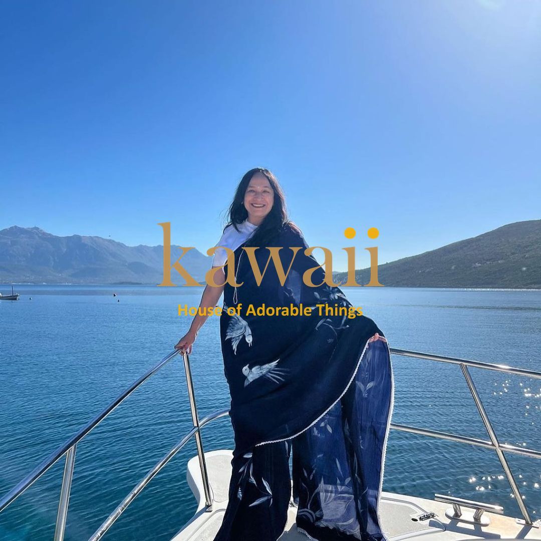 Bird Blue Royal Saree