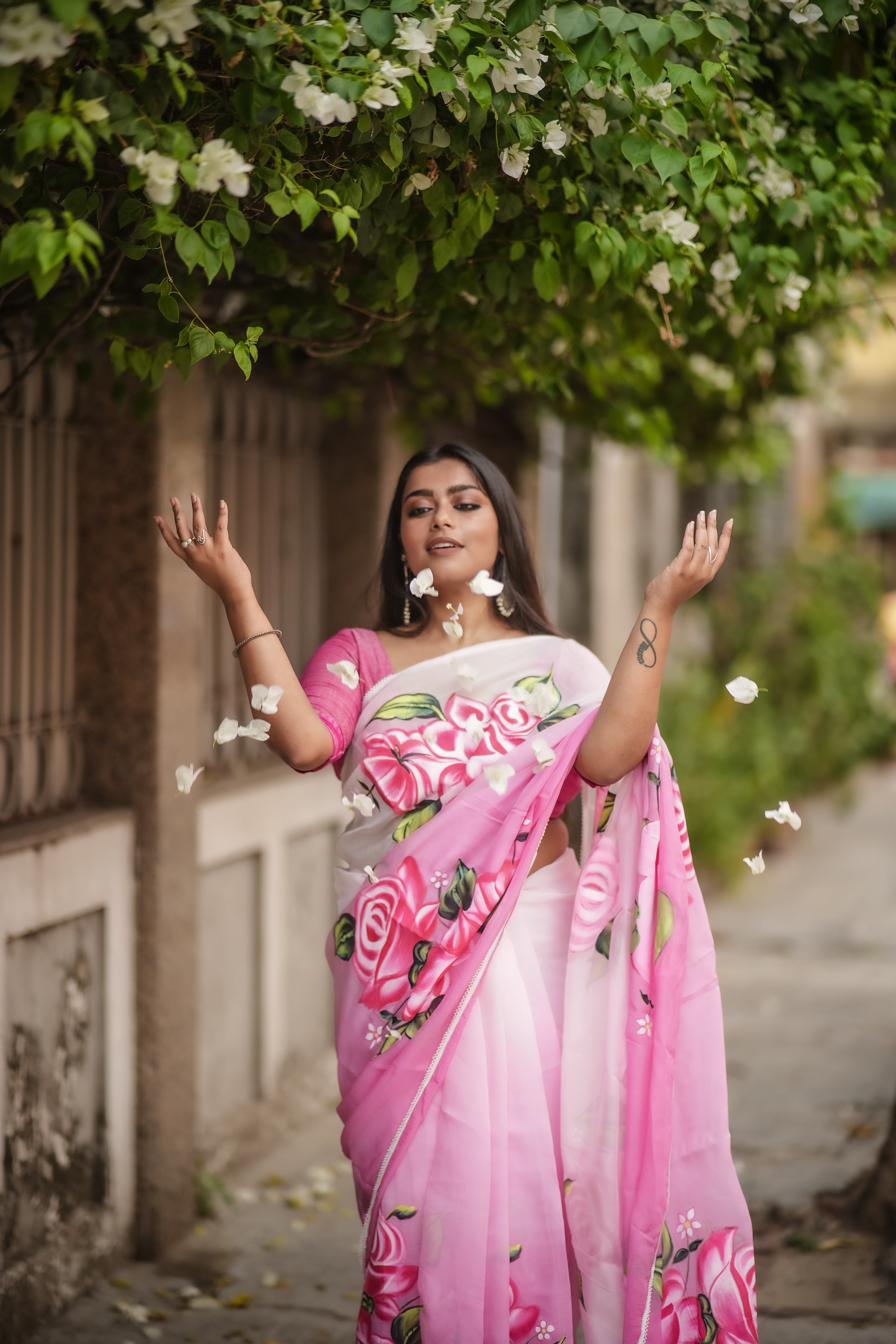 Gulaabo Floral Saree