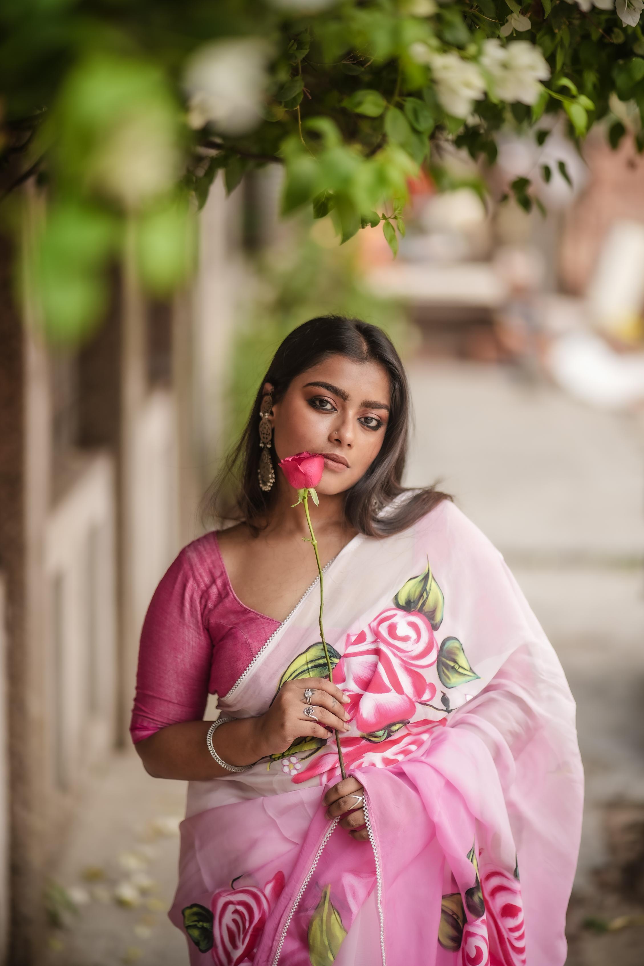 Gulaabo Floral Saree