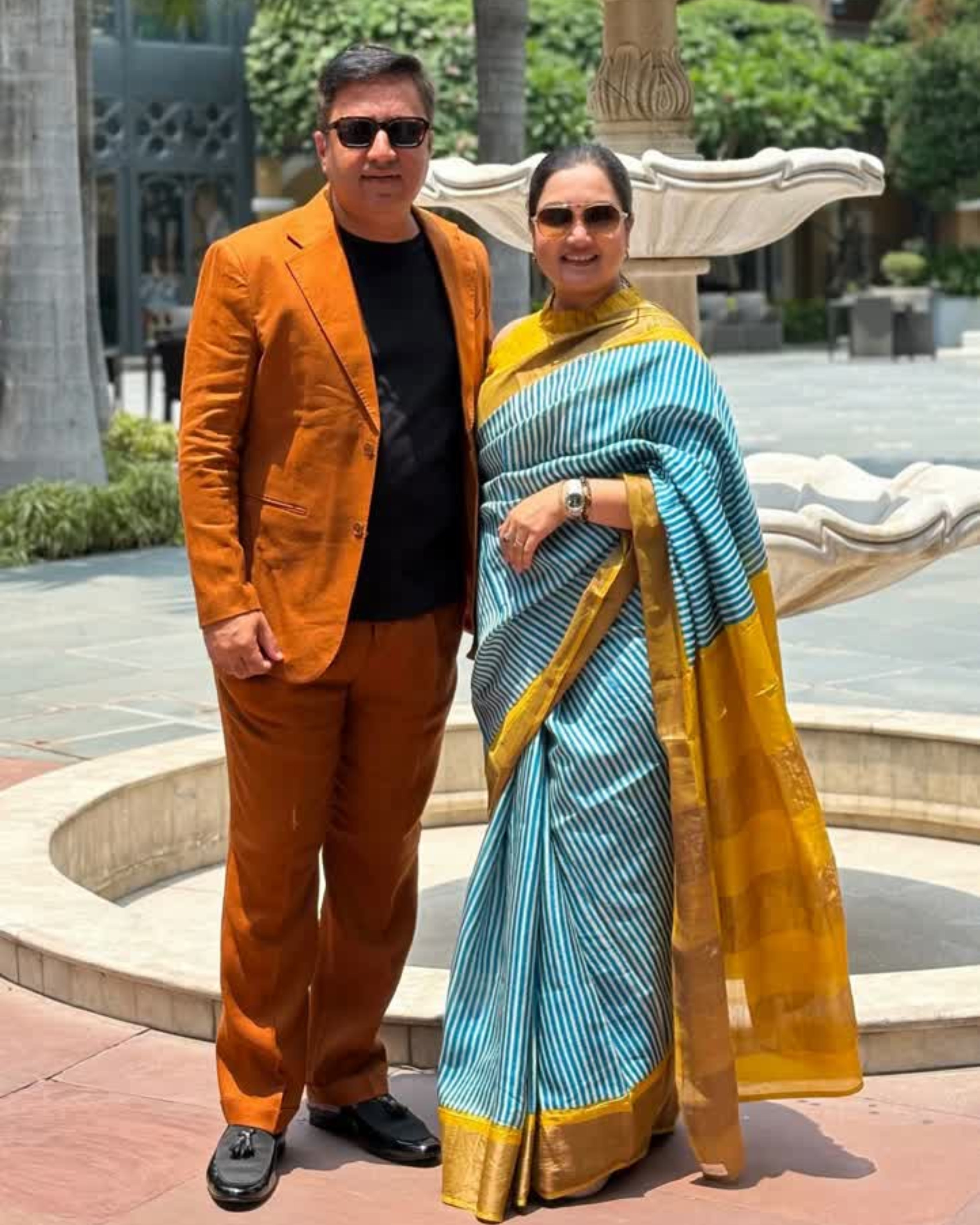 Madhuri Grover in Vasanta Block Print Saree