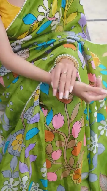 Komari Kalamkari Saree