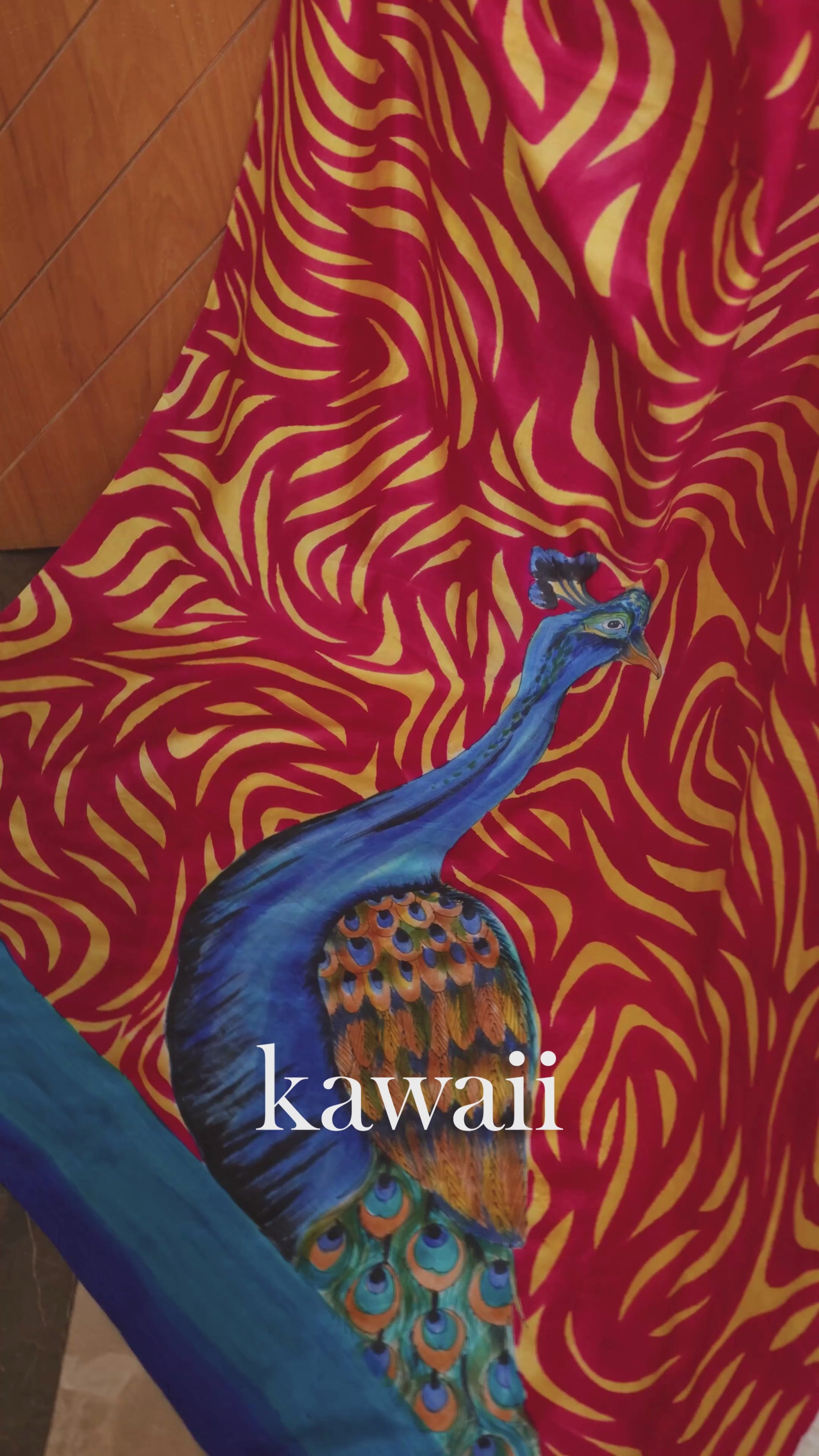 Mayurika Handpainted Design Saree