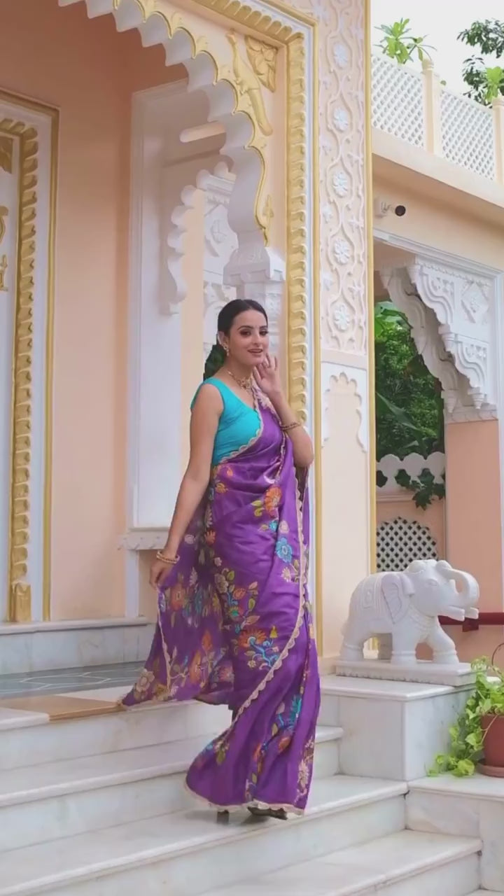 Nitya Kalamkari Saree