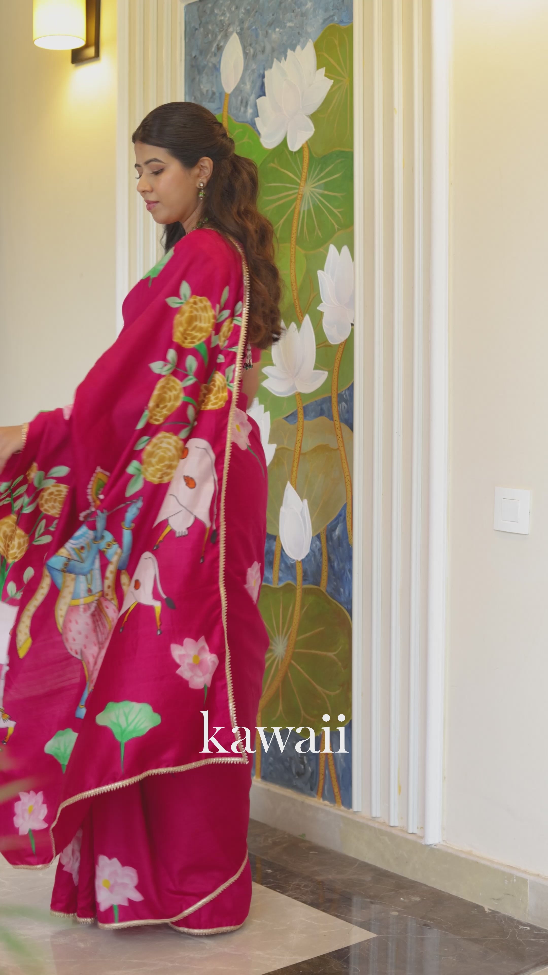 Kanha Pichwai Saree