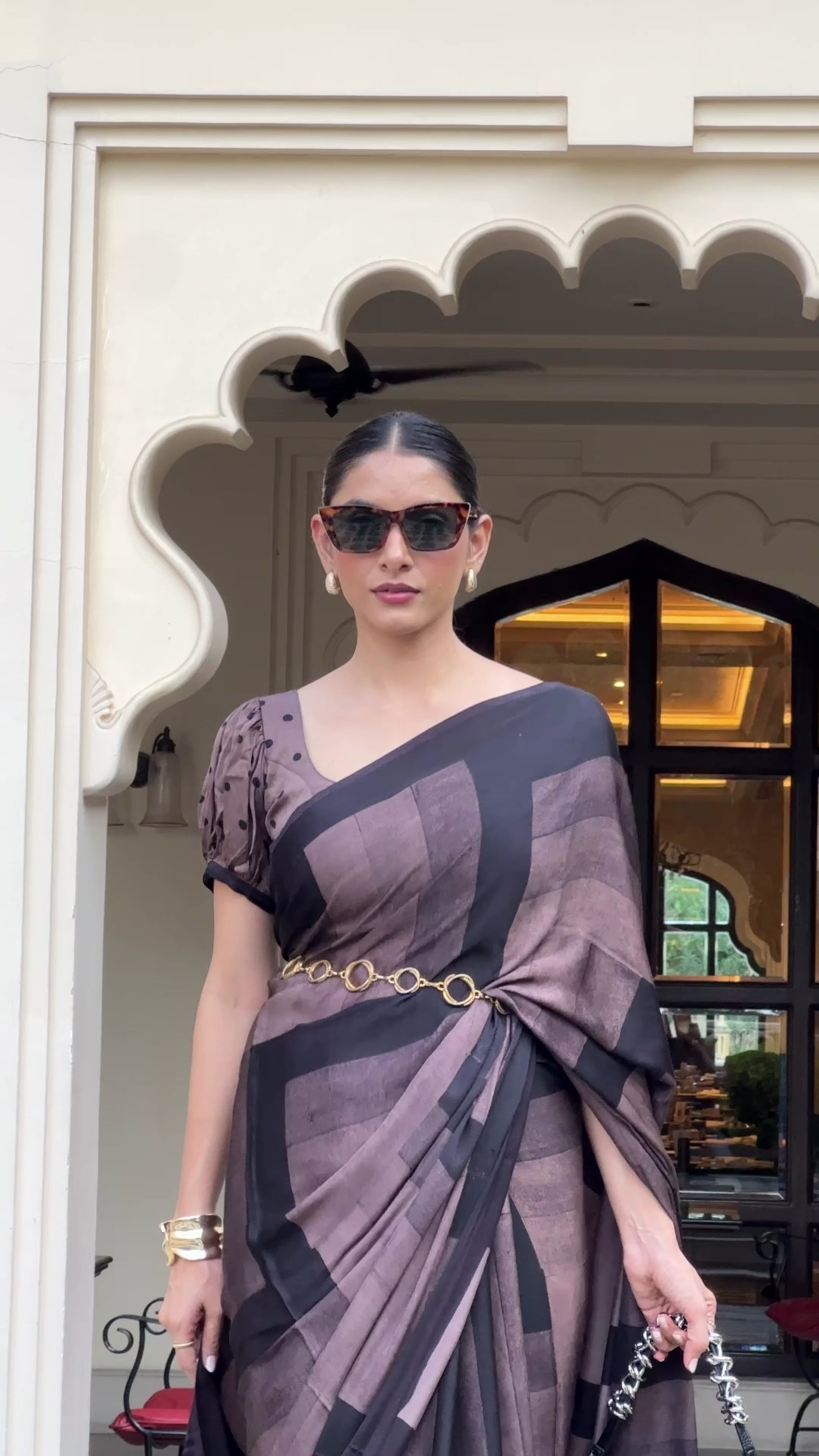 Kaya Ajrakh Saree