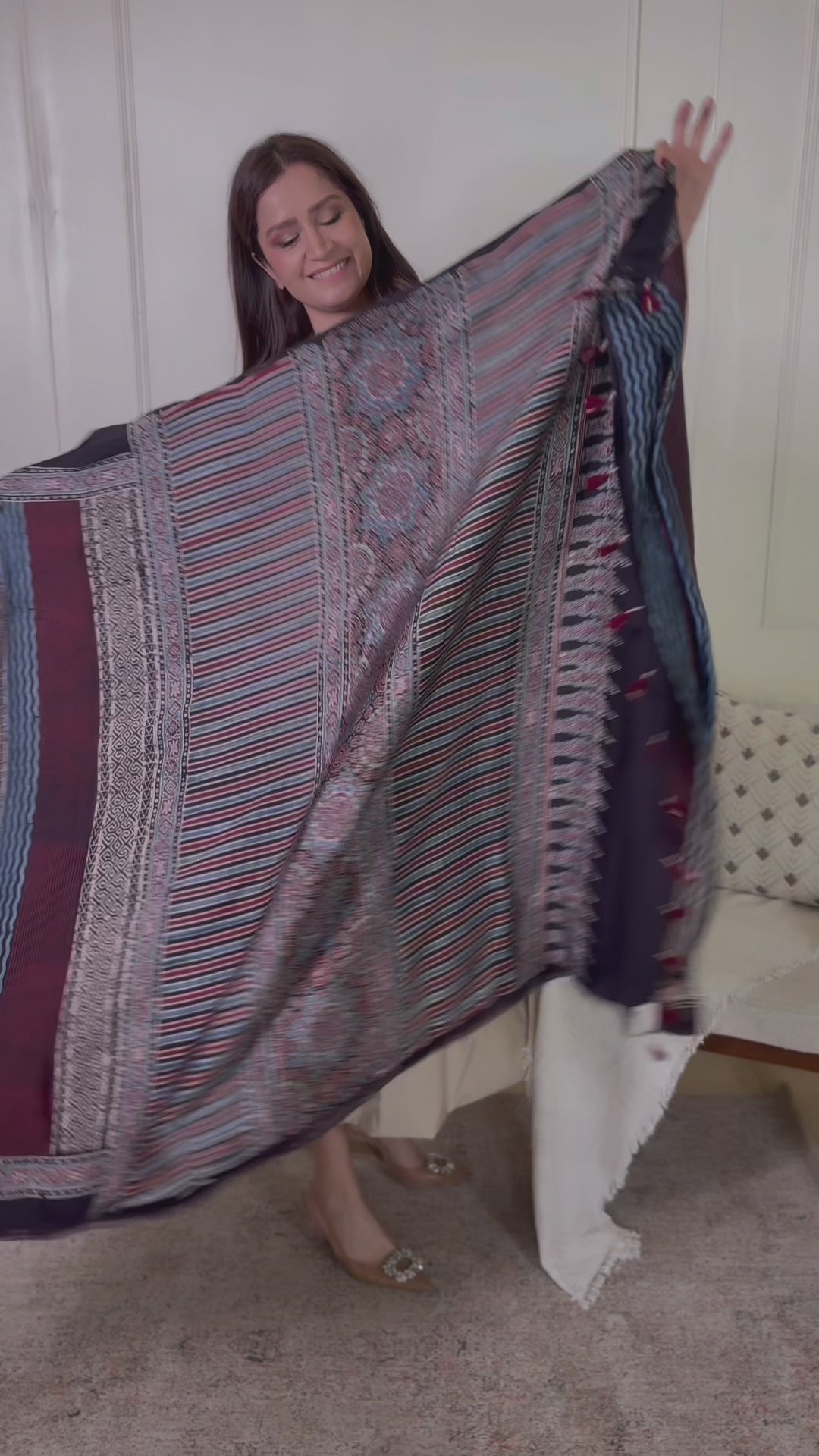 Asmita In Meher Ajrakh Saree