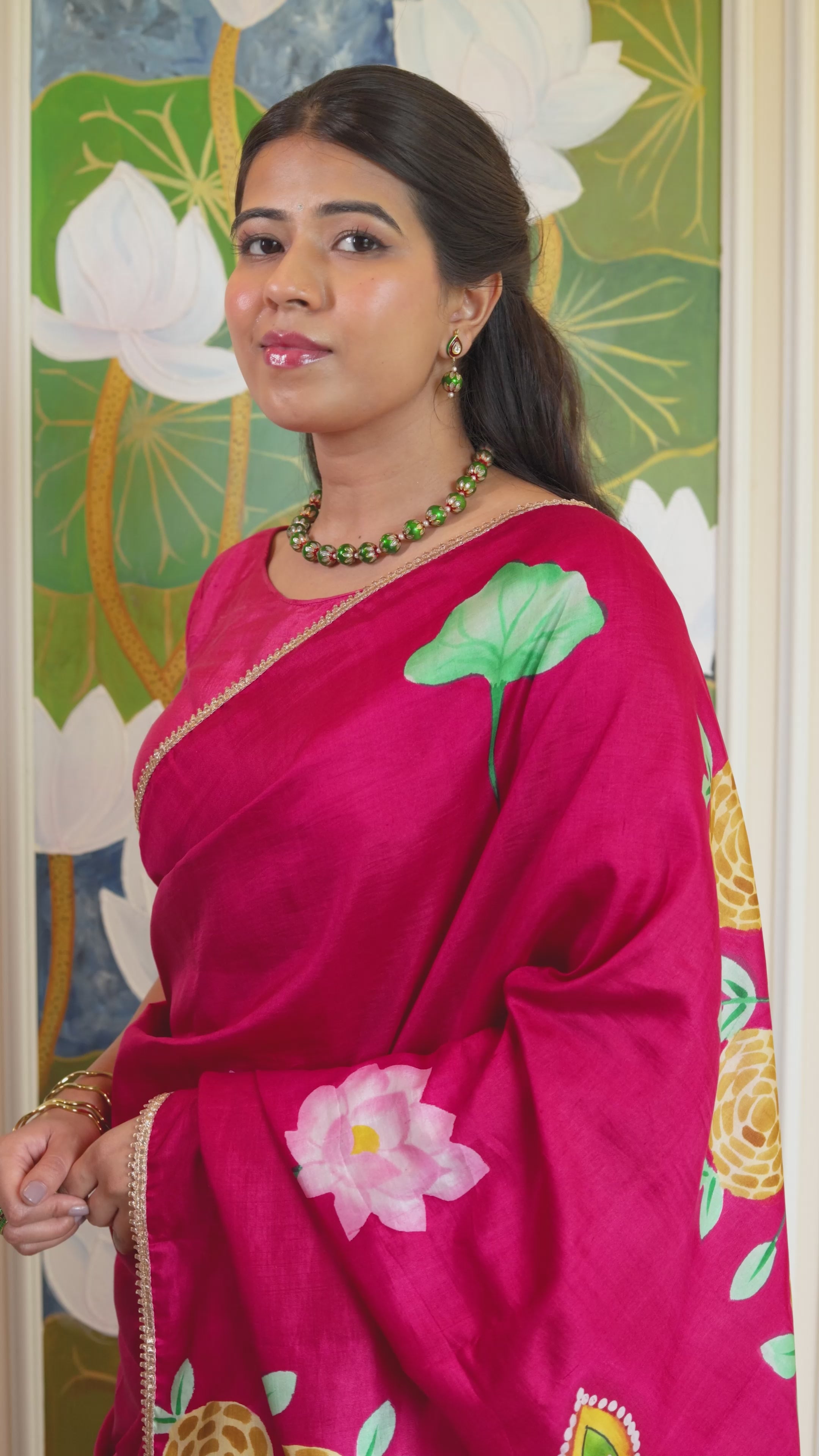 Kanha Pichwai Saree