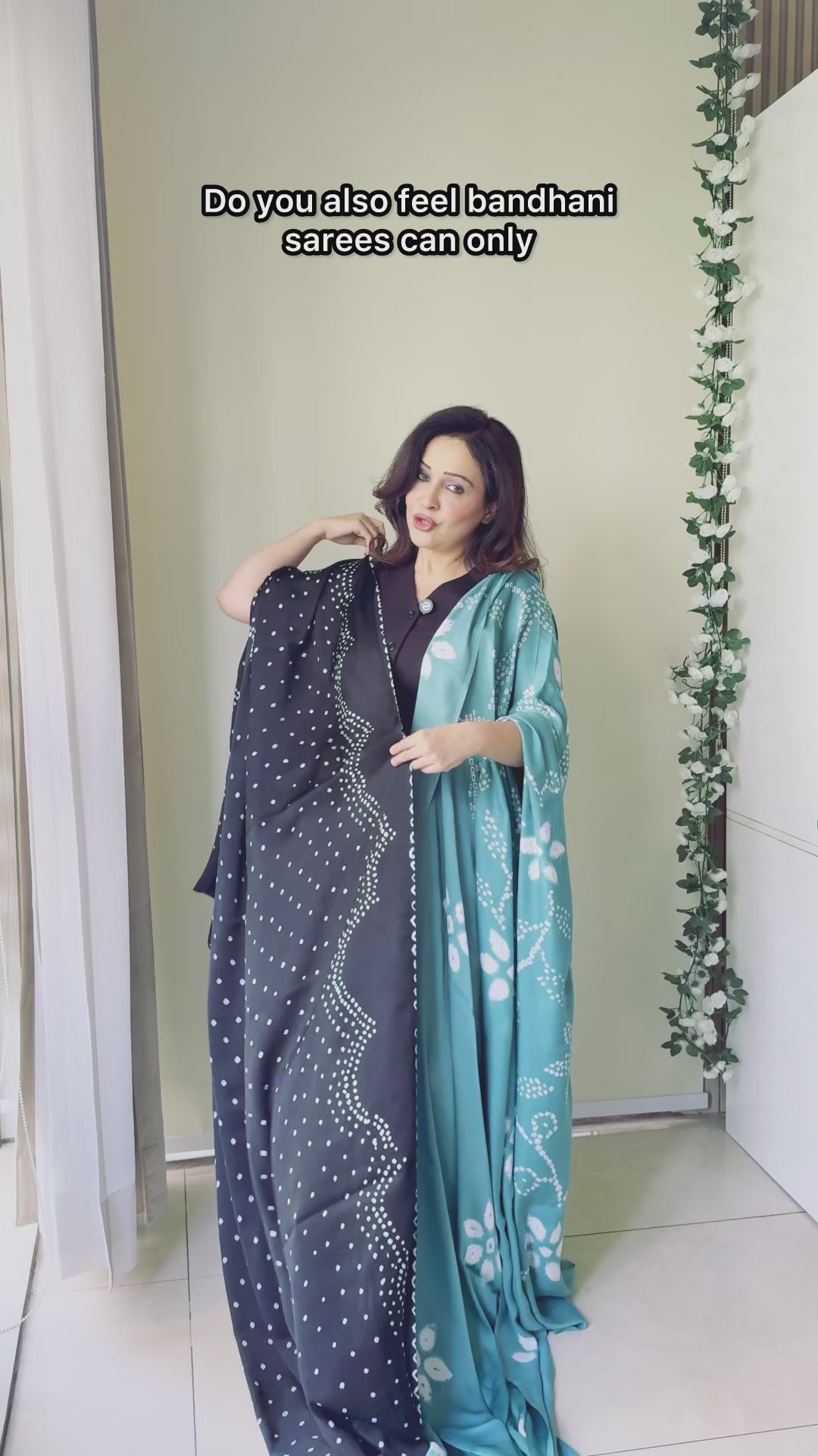 Taran Bandhani Saree