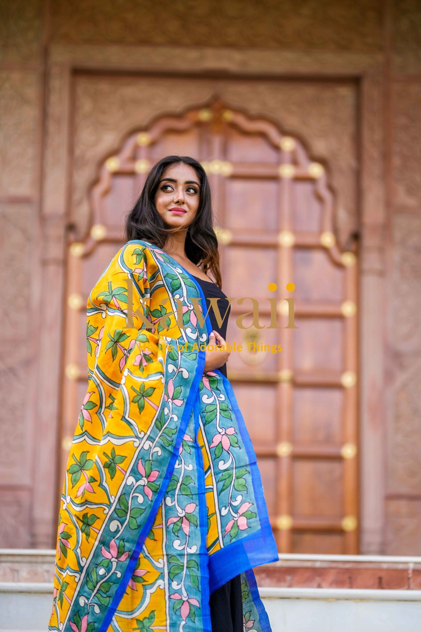 Lavanya Kalamkari Dupatta