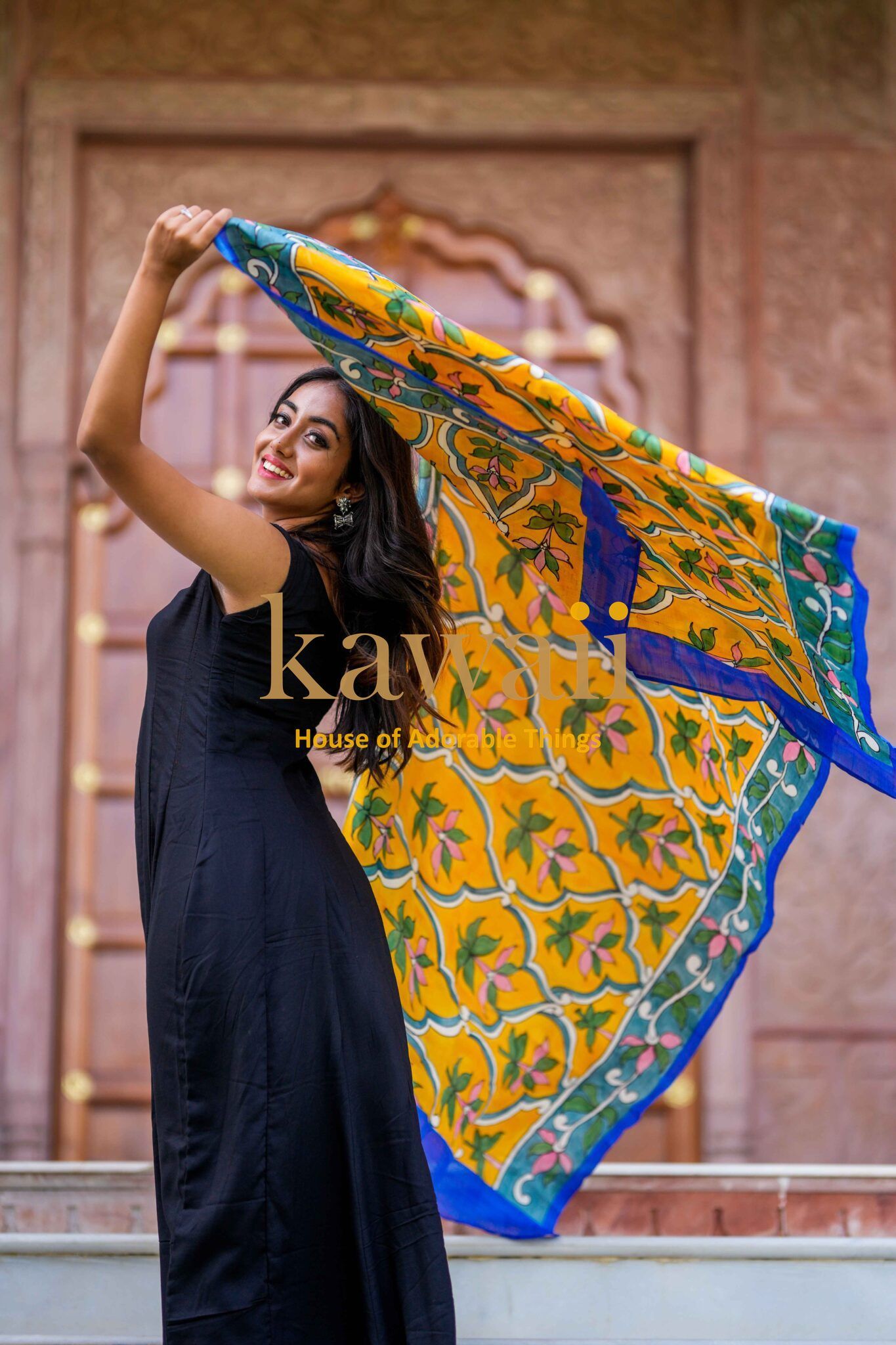 Lavanya Kalamkari Dupatta