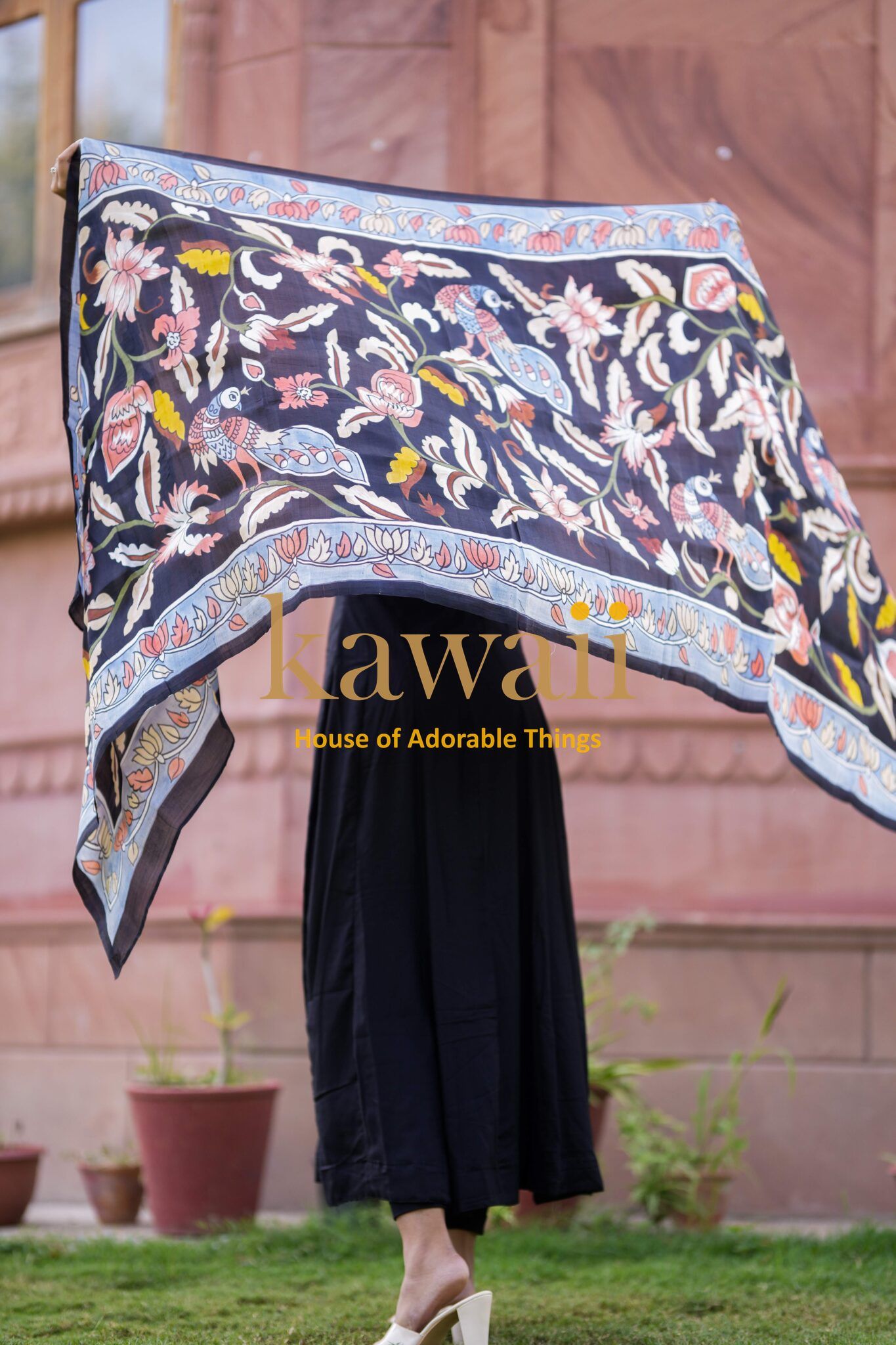 Manohar Kalamkari Dupatta