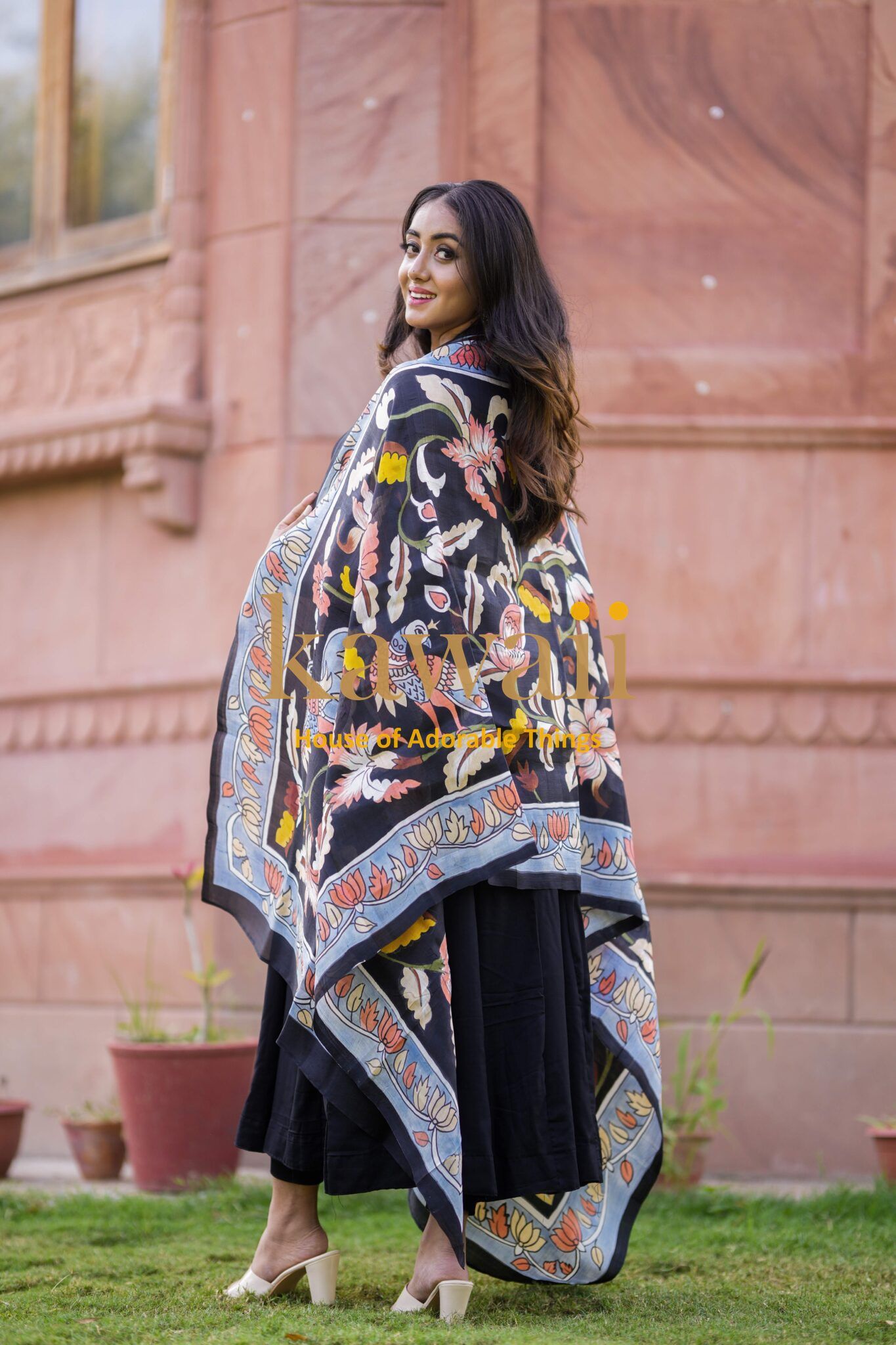 Manohar Kalamkari Dupatta